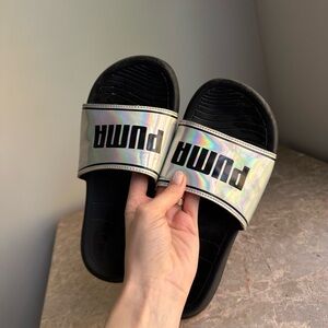 PUMA Holographic Slide Sandals